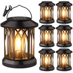 6 Pack Solar Lanterns Outdoor Waterproof (6 Pack)