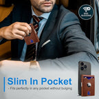 Airtag Wallet for Men (Brick Brown42)