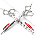 6/7/8/9 inch Professional Hair Cutting Thinning Scissors Barber Shears Hairdressing Salon Set (7-inch 4pc)