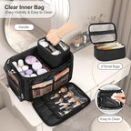 Large Makeup Bag (Black / 1-Large)