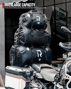 Waterproof Motorcycle Duffel Bag Tail Bag 50L Dry Bags Luggage (50L / Olive)