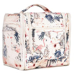 Large Hanging Travel Toiletry Bag for Women (B-Beige Bird / Large)
