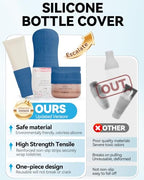 16 Pack Silicone Bottle Cover (B-Colorful 3h-16)