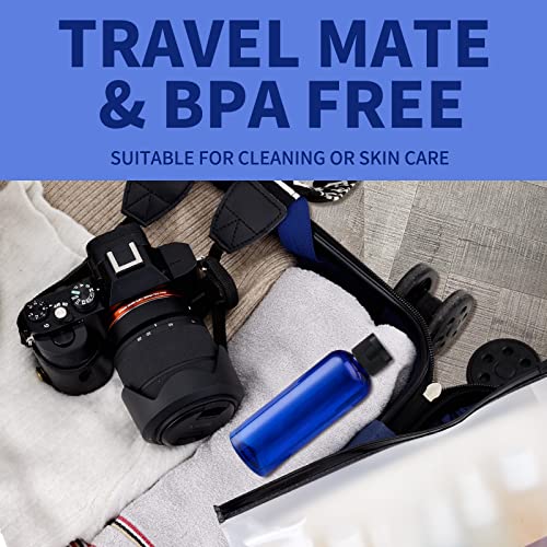 3.4 oz Travel Bottles for Toiletries (Blue)