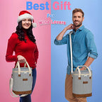 6 Bottle Wine Cooler Bag (Blue Stripe)