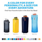 Collapsible Water Bottle with Carabiner (Marigold / 23 Ounces)