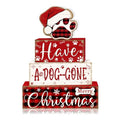 Tiered Tray Decor Set (Christmas Dog)
