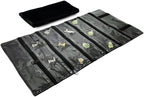 Travel Jewelry Roll Bag Portable Organizer Pouch by SCIKHEFT