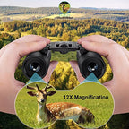 12X25 Mini Pocket Binoculars for Adults Kids