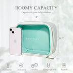 ROWNYEON Clear Makeup Case Toiletry Bag Multipurpose Travel Makeup Train Case - Image 3
