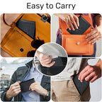 Leather Passport Holder (Black / Usa Great Seal)