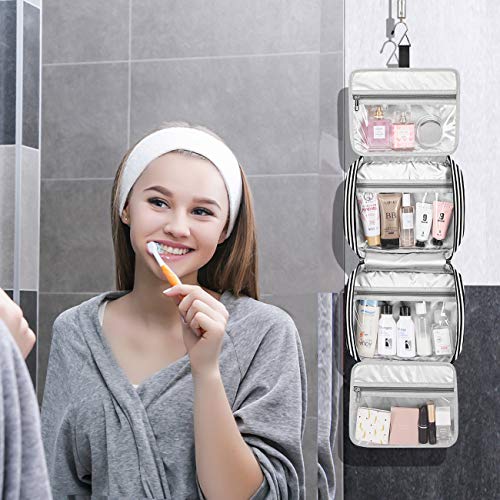 Hanging Travel Toiletry Bag (M-black)