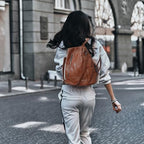 Women Backpack Purse PU Leather Anti (Tortoiseshell Brown / Medium)