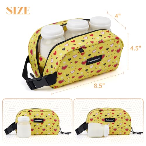 Small Cooler Bag (Yellow-Heart)