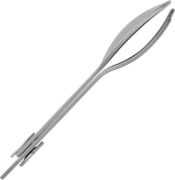 CMB Made Knives Titanium 2 in 1 Folding Fork and Spoon Combo Lightweight - Image 3