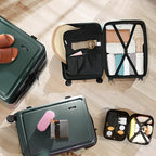 Hard Shell Luggage Sets with Spinner Wheels 4 Piece (4 Piece Set (20/24/28) / Green)