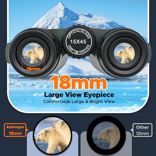 15x45 High Powered Binoculars for Adults (15x45)
