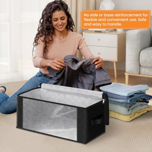 35L Closet Organizers (4 Pack-35l / Black)