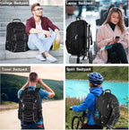 Extra Large Laptop Backpack (Grey)