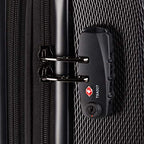 7272 Energie Expandable Hardside Luggage with Spinner Wheels and TSA Lock (Carry-On 19-Inch / Black)