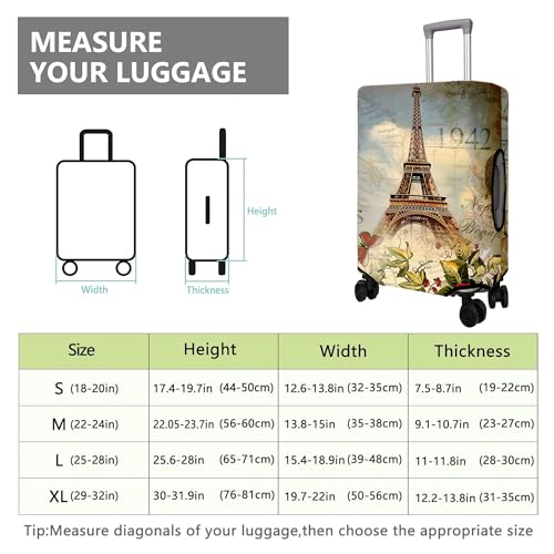 Travel Luggage Cover Suitcase Protector Fits 18 (Travel-1 / S(18-20in))