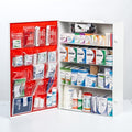 4 Shelf Restaurant Metal 1st Aid Cabinet Class B (4 Shelf Cabinet / Class B with tablets | With Cabinet)