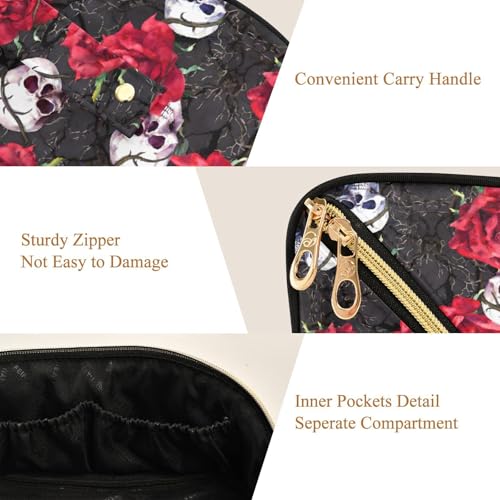 Makeup Organizer Bag (Skulls 077)