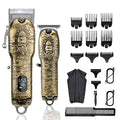 Mens Hair Clippers and Trimmers Set (Bronze)