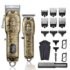 Mens Hair Clippers and Trimmers Set (Bronze)