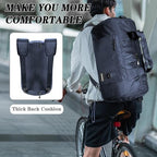 Gym Bags for Men & Expandable Canvas Duffle Bag (Blue 02 / Large-50L Duffle Bag)