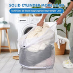 3 Pack XXL Mesh Laundry Bags for Delicates (White / Jumbo 3 pcs)