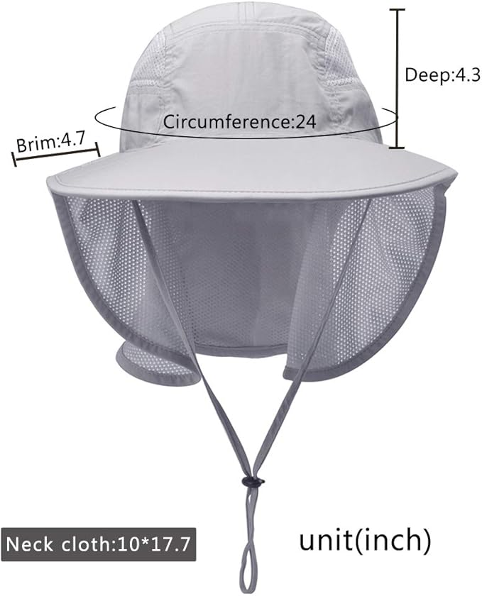 Unisex Outdoor Activities UV Protecting Sun Hats - Image 5