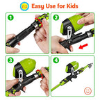Kids Fishing Pole with Spincast Reel Telescopic Fishing Rod Combo Full Kits for Boys (Green / 4FT / 1.2M)