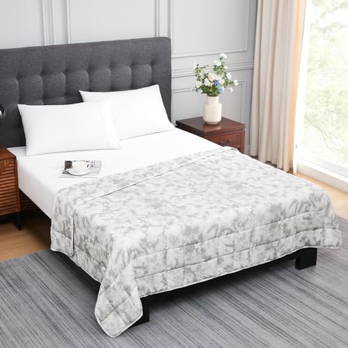 Weighted Blanket (20-grey White Tie Dye / 60" x 80" | 15lbs)