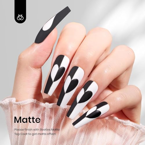 Beetles White Gel Polish Set (A - Creme White | 2Pcs White)