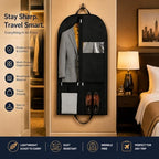 Premium Suit Bag for Travel (43inch garment bag 1 pack)
