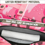 Tactical Toiletry Bag For Women Hygiene Bag EDC Military Tool Molle Pouches Small Dopp Kit Mens Shaving Kit Travel shower Bags (1 US Pink Camo)