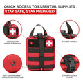Rip Away MOLLE IFAK Pouch with Quick (Red)