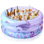 Inflatable Mermaid Cooler (Light Purple / Mermaid)