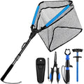 Fishing Net Fish Floating Landing Net with Handle (35”/0.9M Fishing net with tools / 0.9m(Extendable))
