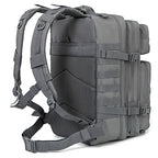 45L Military Tactical Backpack Molle Army Assault Pack CCW 3 Day survival Bug Out Bag Hiking Treeking Rucksack heavy duty backpack (3.0 Gray)