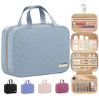 Hanging Travel Toiletry Bag Women Men Essentials Light Blue (Light Blue / Medium)