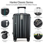 Expandable Hard Shell Luggage Sets (2 Pc Set EXT (20/29) / Jet Black)