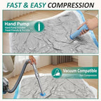 12 Jumbo Vacuum Storage Bags for Blankets & Bedding (Jumbo)