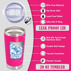 20oz Tumbler Insulated Coffee Tumblers with Lid Stainless Steel Mix 12P (Mix)