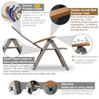 Adjustable Folding Chair (Teak Armrest)