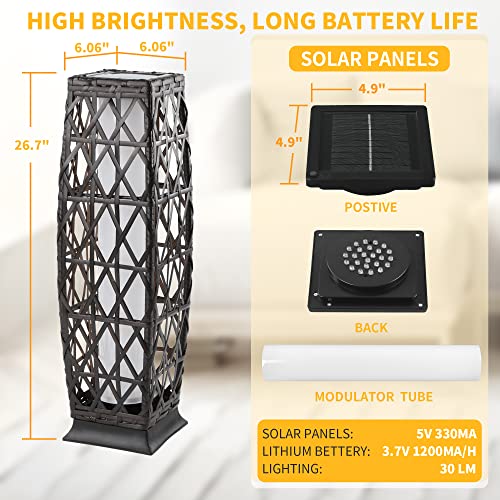 Solar Powered Outdoor Floor (2-Piece-Cindy)
