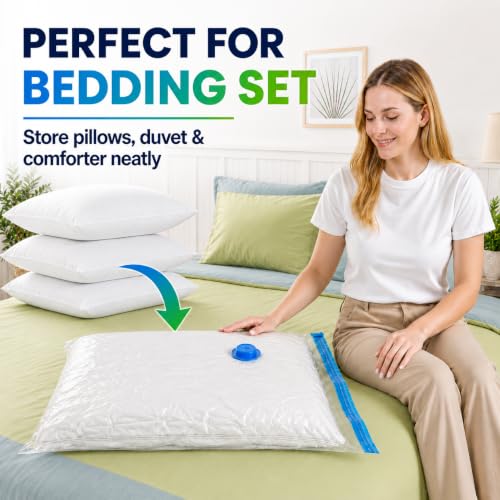 20 Pack Vacuum Seal Bags for Clothing Travel