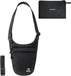 Crossbody Money Belt for Travel Women & Men Hidden, Travel Wallet Pouch by YIPINU