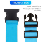 Luggage Straps for Suitcases TSA Approved (Blue)